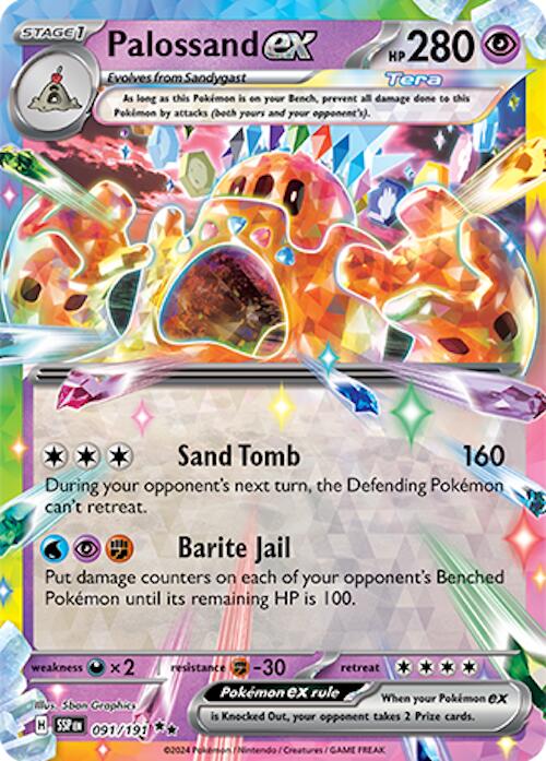 Palossand ex (091/191) [Scarlet & Violet: Surging Sparks] | Card Merchant Takapuna