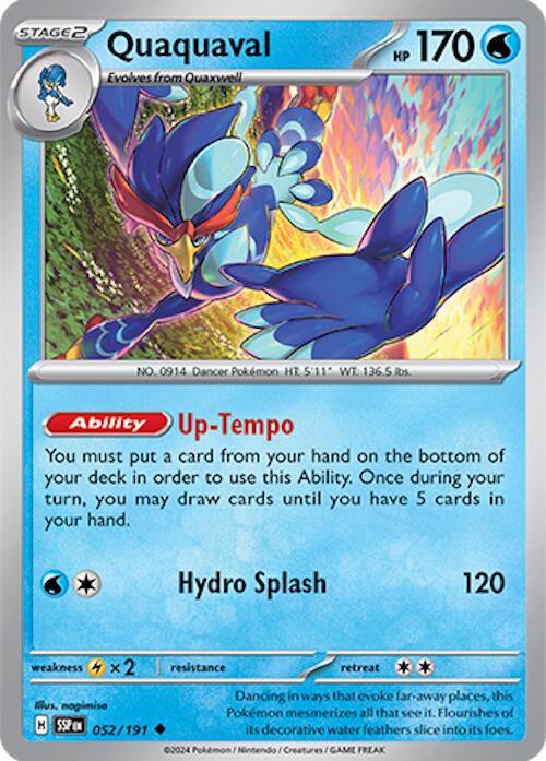 Quaquaval (052/191) [Scarlet & Violet: Surging Sparks] | Card Merchant Takapuna