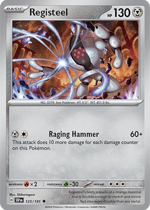 Registeel (125/191) [Scarlet & Violet: Surging Sparks] | Card Merchant Takapuna