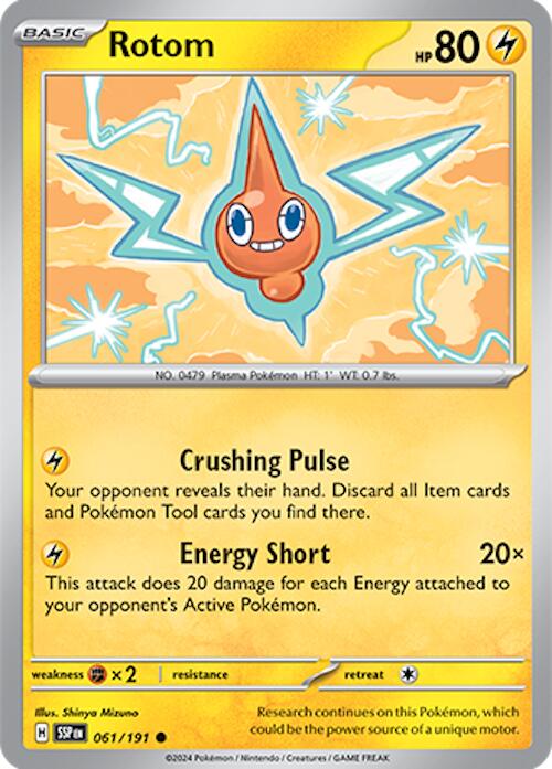 Rotom (061/191) [Scarlet & Violet: Surging Sparks] | Card Merchant Takapuna