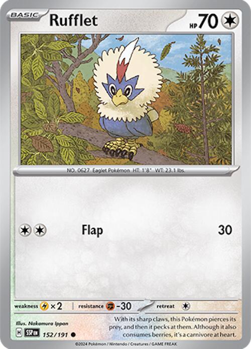 Rufflet (152/191) [Scarlet & Violet: Surging Sparks] | Card Merchant Takapuna