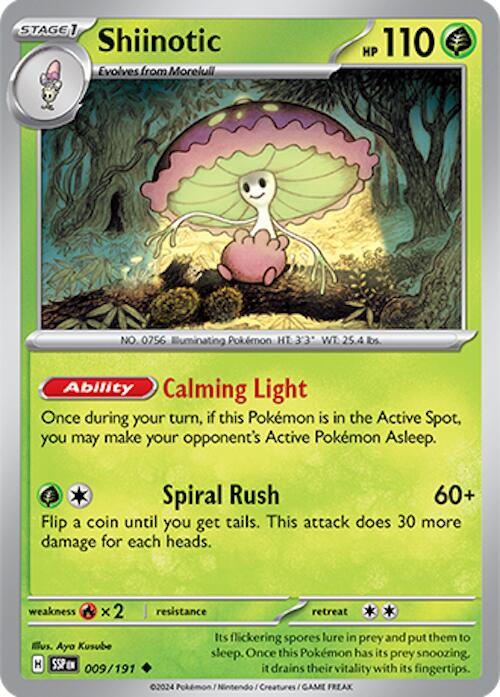 Shiinotic (009/191) [Scarlet & Violet: Surging Sparks] | Card Merchant Takapuna