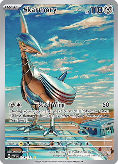 Skarmory (209/191) [Scarlet & Violet: Surging Sparks] | Card Merchant Takapuna