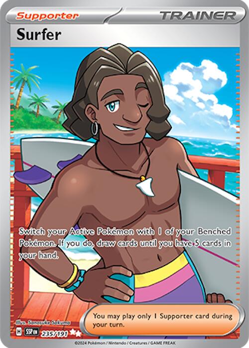 Surfer (235/191) [Scarlet & Violet: Surging Sparks] | Card Merchant Takapuna