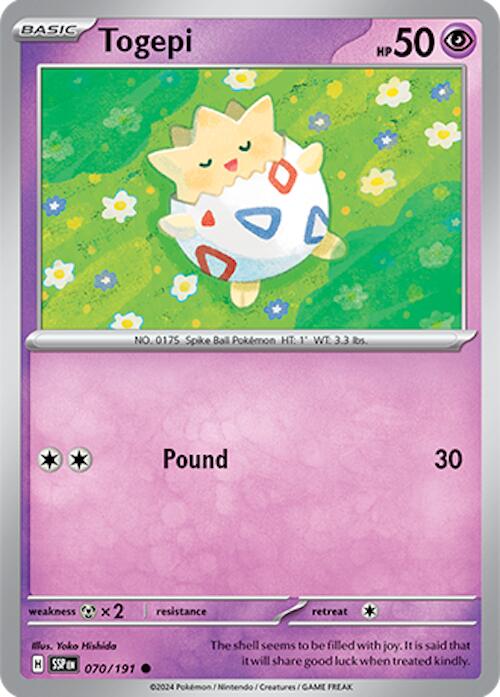 Togepi (070/191) [Scarlet & Violet: Surging Sparks] | Card Merchant Takapuna