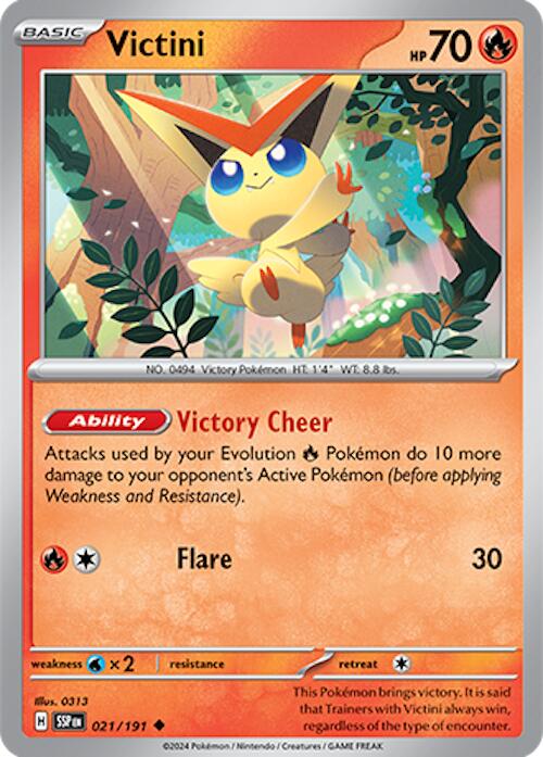 Victini (021/191) [Scarlet & Violet: Surging Sparks] | Card Merchant Takapuna