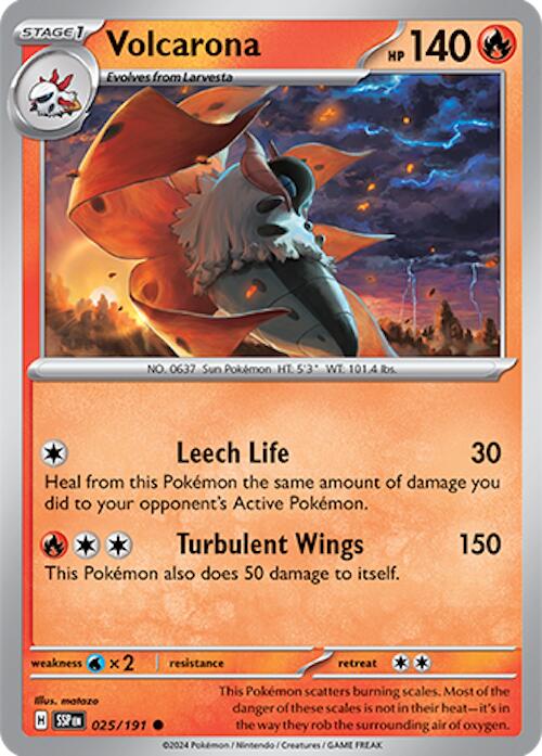 Volcarona (025/191) [Scarlet & Violet: Surging Sparks] | Card Merchant Takapuna