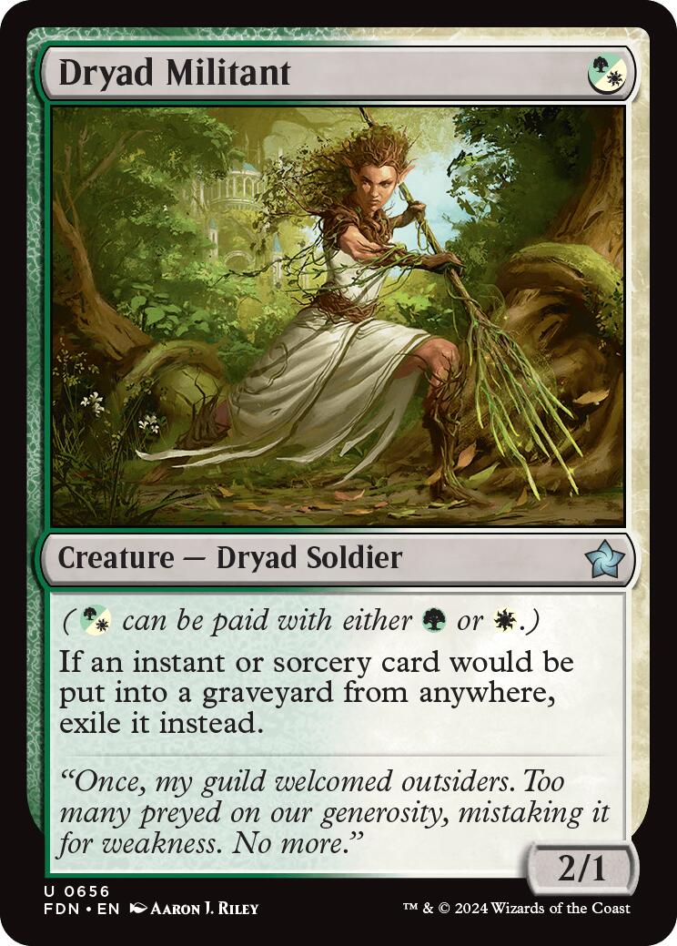 Dryad Militant [Foundations] | Card Merchant Takapuna