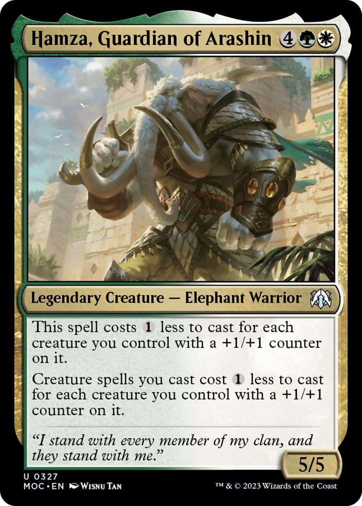 Hamza, Guardian of Arashin [March of the Machine Commander] | Card Merchant Takapuna