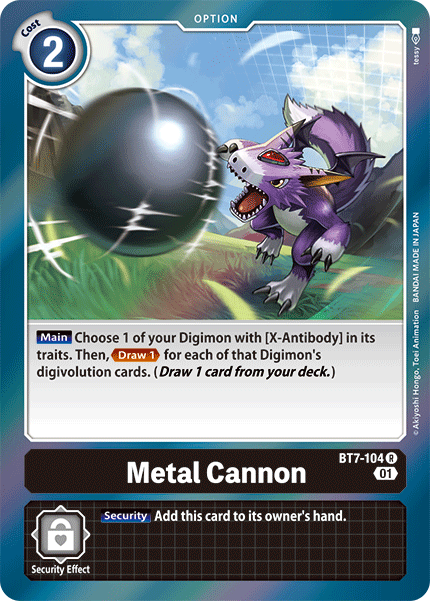 Metal Cannon [BT7-104] [Next Adventure] | Card Merchant Takapuna