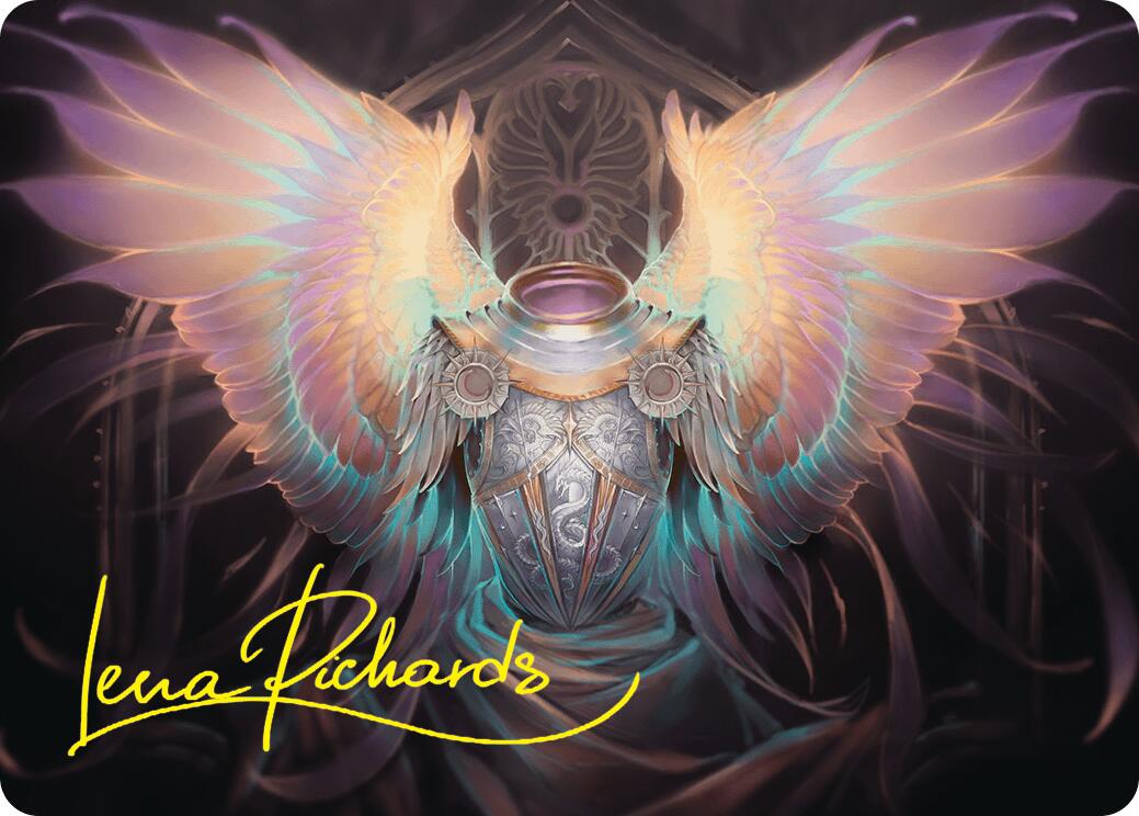 Celestial Armor Art Card (2/54) (Gold-Stamped Signature) [Foundations Art Series] | Card Merchant Takapuna