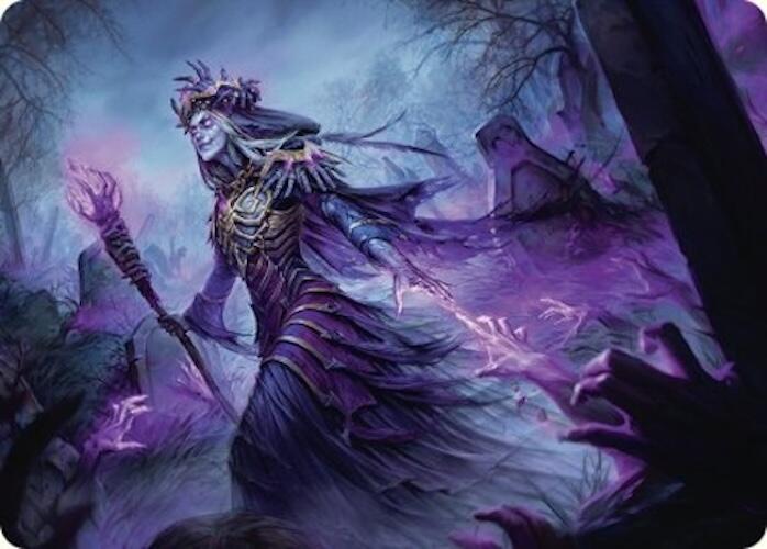 Zul Ashur, Lich Lord Art Card (10/54) [Foundations Art Series] | Card Merchant Takapuna