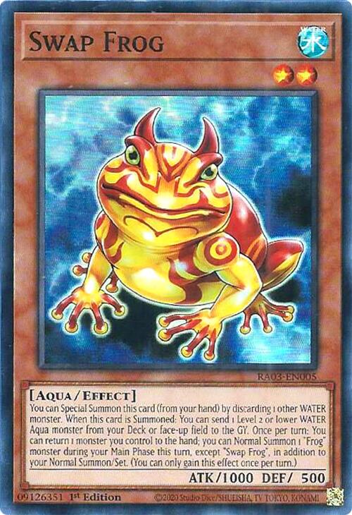 Swap Frog [RA03-EN005] Super Rare | Card Merchant Takapuna