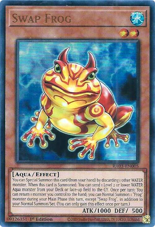 Swap Frog (UR) [RA03-EN005] Ultra Rare | Card Merchant Takapuna