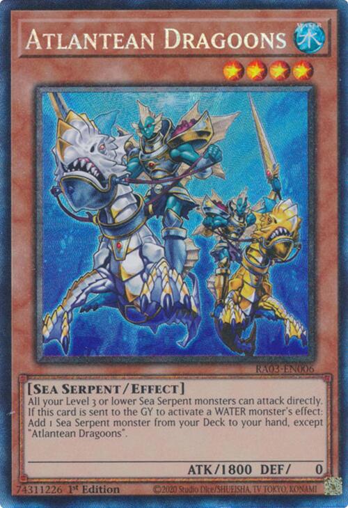 Atlantean Dragoons (CR) [RA03-EN006] Prismatic Collector's Rare | Card Merchant Takapuna