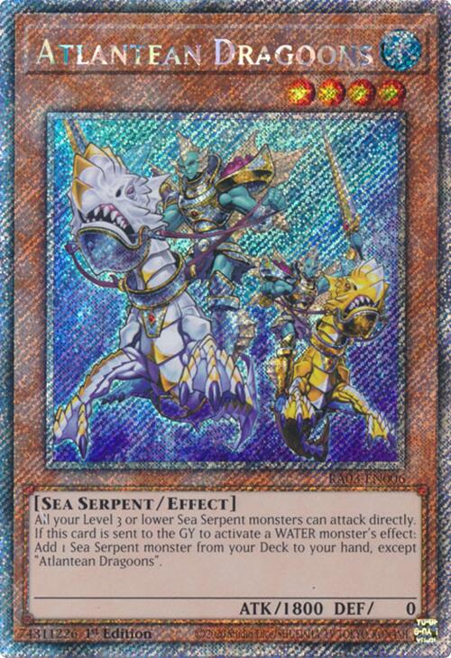 Atlantean Dragoons (Platinum Secret Rare) [RA03-EN006] Platinum Secret Rare | Card Merchant Takapuna