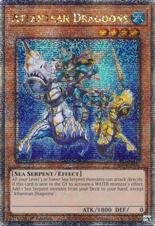 Atlantean Dragoons (Quarter Century Secret Rare) [RA03-EN006] Quarter Century Secret Rare | Card Merchant Takapuna