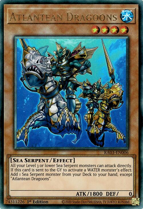 Atlantean Dragoons (UTR) [RA03-EN006] Prismatic Ultimate Rare | Card Merchant Takapuna