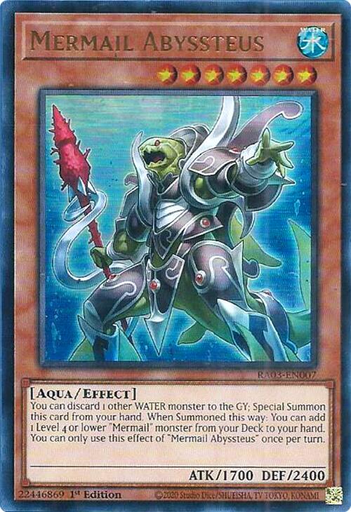 Mermail Abyssteus (UR) [RA03-EN007] Ultra Rare | Card Merchant Takapuna