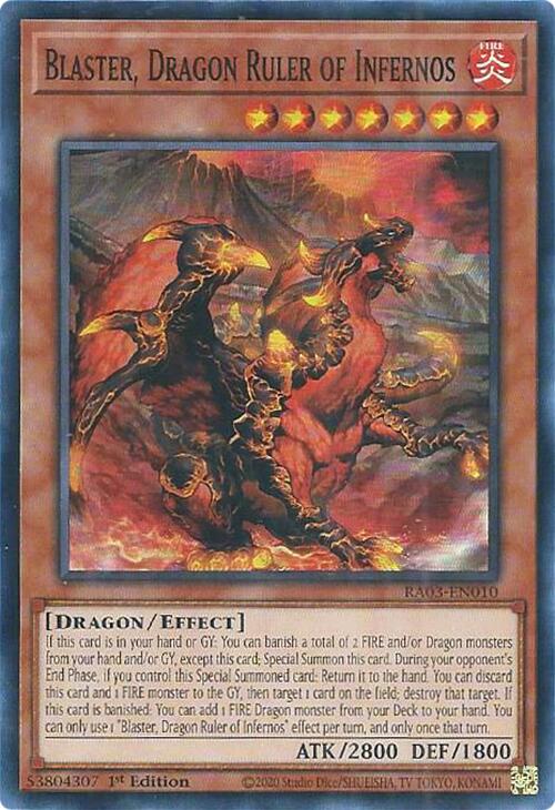 Blaster, Dragon Ruler of Infernos [RA03-EN010] Super Rare | Card Merchant Takapuna