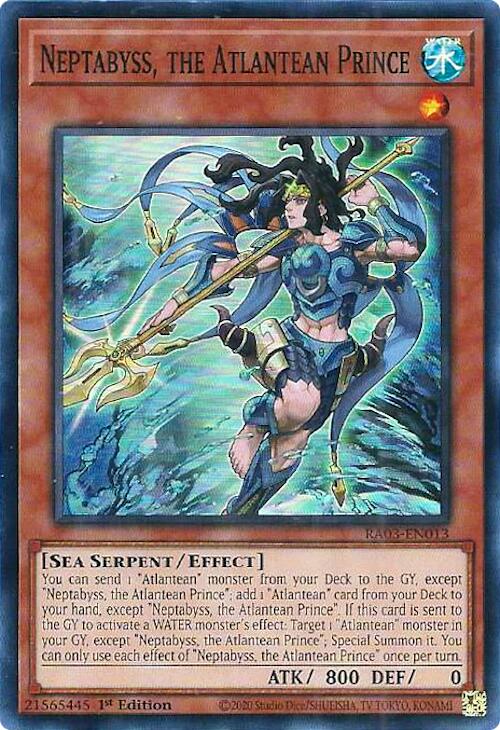 Neptabyss, the Atlantean Prince [RA03-EN013] Super Rare | Card Merchant Takapuna