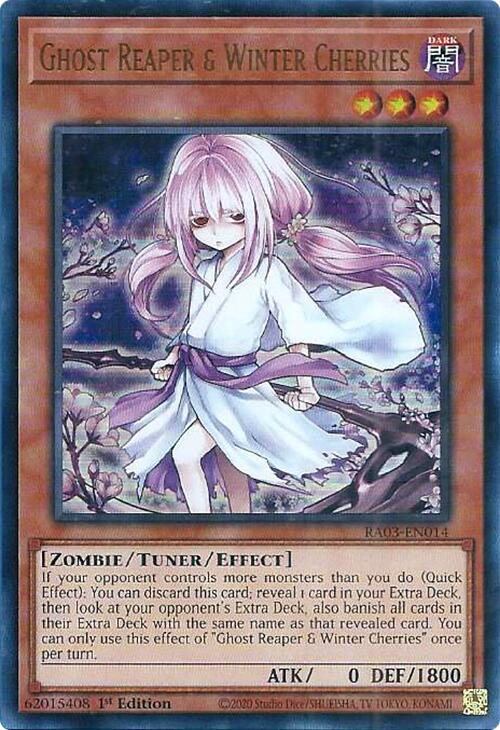 Ghost Reaper & Winter Cherries (Alternate Art) (UR) [RA03-EN014] Ultra Rare | Card Merchant Takapuna