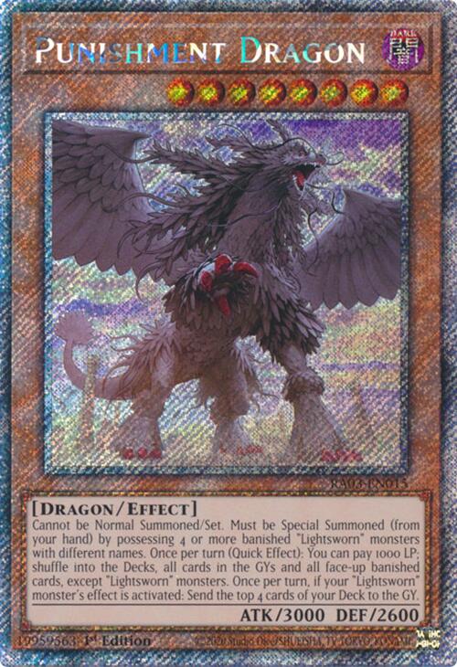 Punishment Dragon (Platinum Secret Rare) [RA03-EN015] Platinum Secret Rare | Card Merchant Takapuna