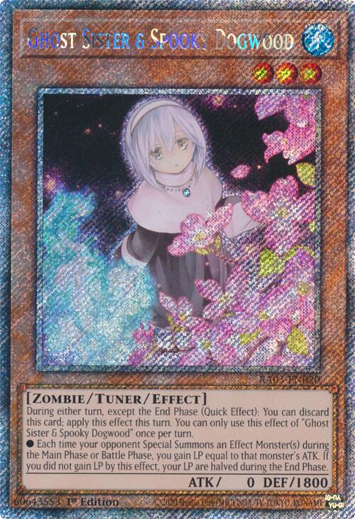 Ghost Sister & Spooky Dogwood (Platinum Secret Rare) [RA03-EN020] Platinum Secret Rare | Card Merchant Takapuna