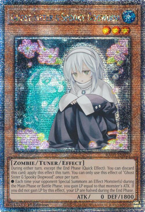 Ghost Sister & Spooky Dogwood (Quarter Century Secret Rare) [RA03-EN020] Quarter Century Secret Rare | Card Merchant Takapuna