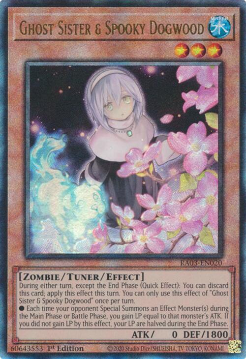 Ghost Sister & Spooky Dogwood (UTR) [RA03-EN020] Prismatic Ultimate Rare | Card Merchant Takapuna