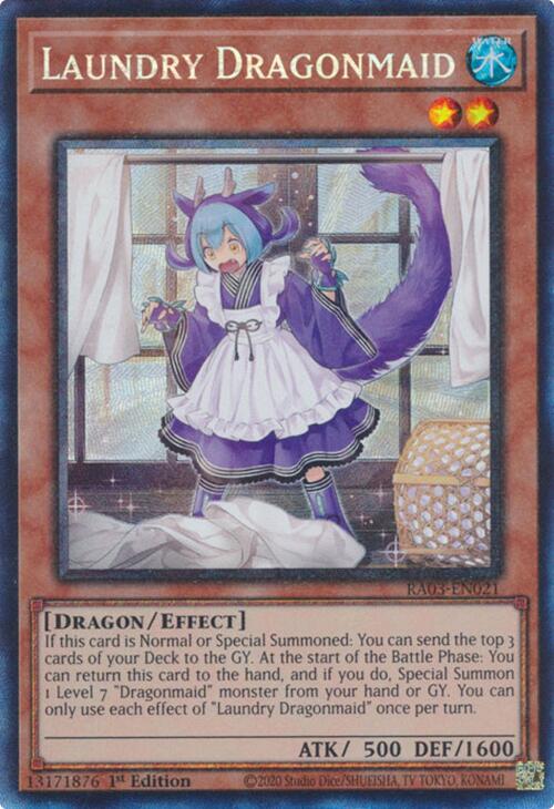 Laundry Dragonmaid (CR) [RA03-EN021] Prismatic Collector's Rare | Card Merchant Takapuna