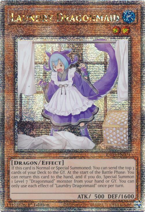 Laundry Dragonmaid (Quarter Century Secret Rare) [RA03-EN021] Quarter Century Secret Rare | Card Merchant Takapuna