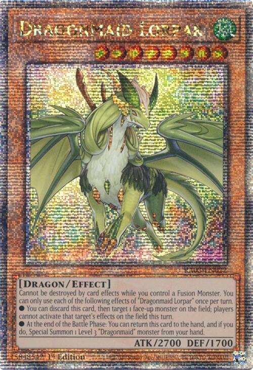 Dragonmaid Lorpar (Quarter Century Secret Rare) [RA03-EN022] Quarter Century Secret Rare | Card Merchant Takapuna