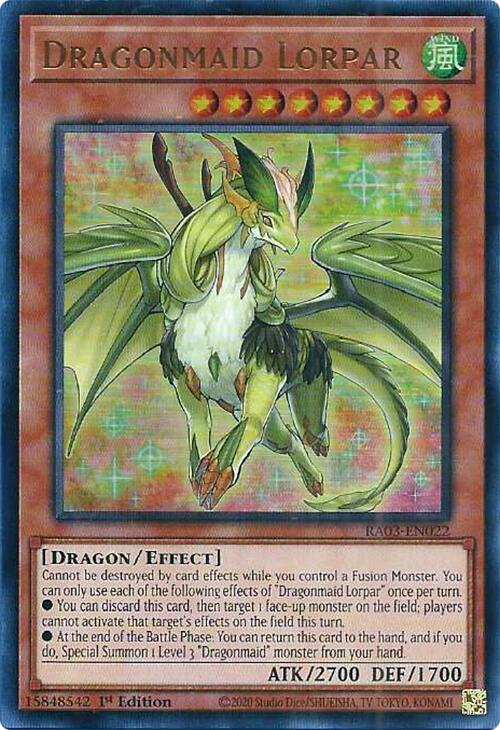 Dragonmaid Lorpar (UR) [RA03-EN022] Ultra Rare | Card Merchant Takapuna