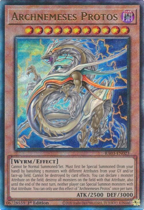 Archnemeses Protos (UTR) [RA03-EN023] Prismatic Ultimate Rare | Card Merchant Takapuna