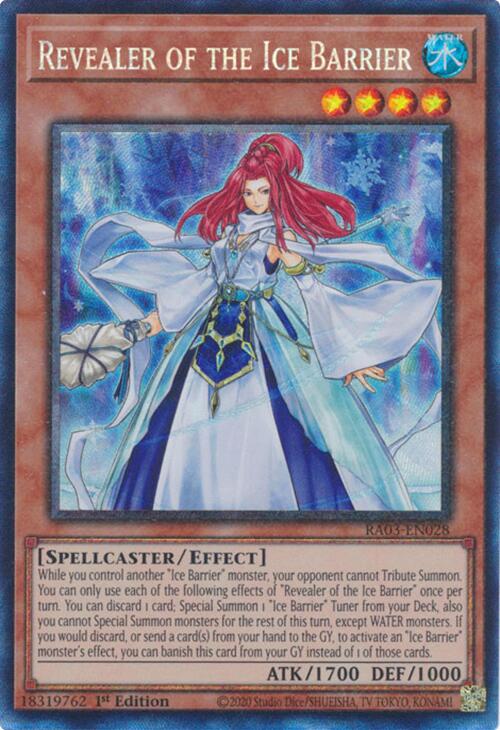 Revealer of the Ice Barrier (CR) [RA03-EN028] Prismatic Collector's Rare | Card Merchant Takapuna