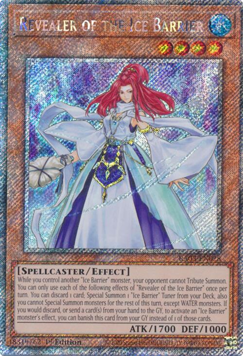 Revealer of the Ice Barrier (Platinum Secret Rare) [RA03-EN028] Platinum Secret Rare | Card Merchant Takapuna