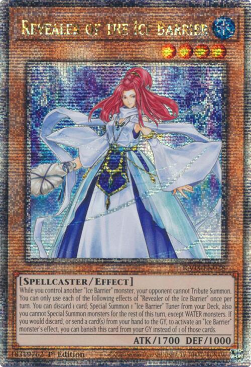 Revealer of the Ice Barrier (Quarter Century Secret Rare) [RA03-EN028] Quarter Century Secret Rare | Card Merchant Takapuna