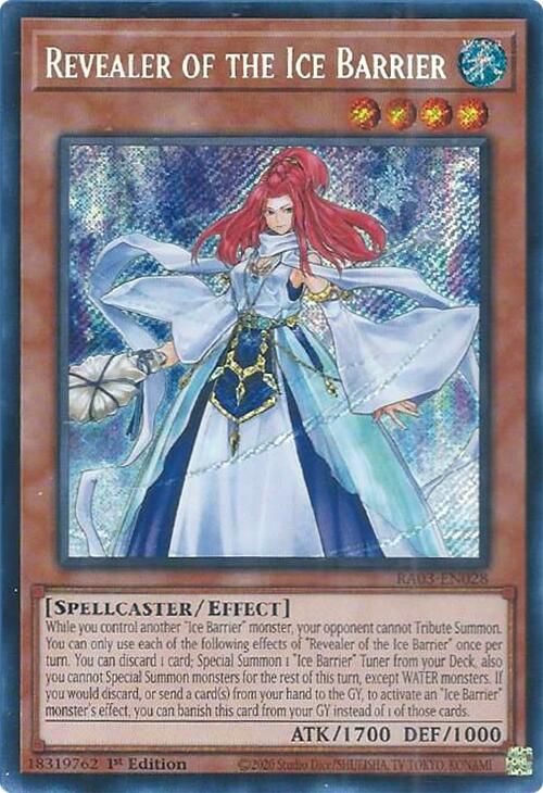 Revealer of the Ice Barrier (Secret Rare) [RA03-EN028] Secret Rare | Card Merchant Takapuna