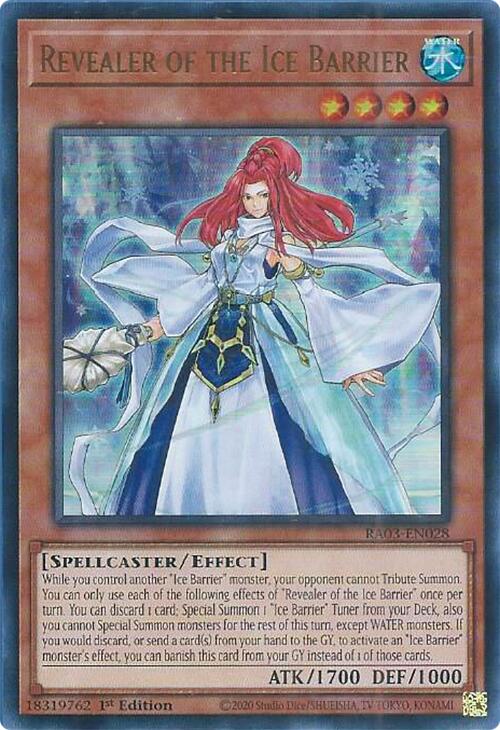 Revealer of the Ice Barrier (UR) [RA03-EN028] Ultra Rare | Card Merchant Takapuna