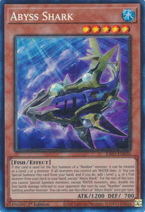 Abyss Shark (CR) [RA03-EN030] Prismatic Collector's Rare | Card Merchant Takapuna