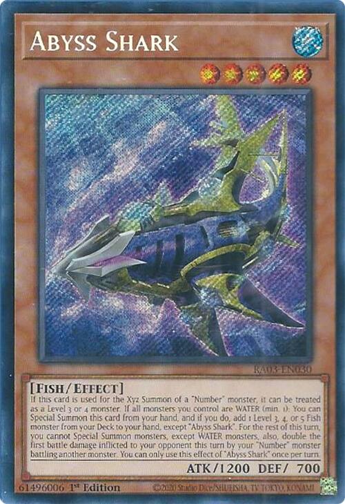 Abyss Shark (Secret Rare) [RA03-EN030] Secret Rare | Card Merchant Takapuna