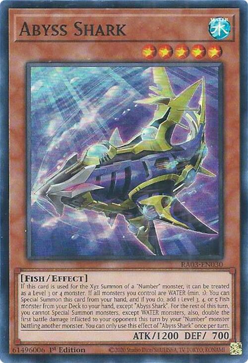 Abyss Shark [RA03-EN030] Super Rare | Card Merchant Takapuna