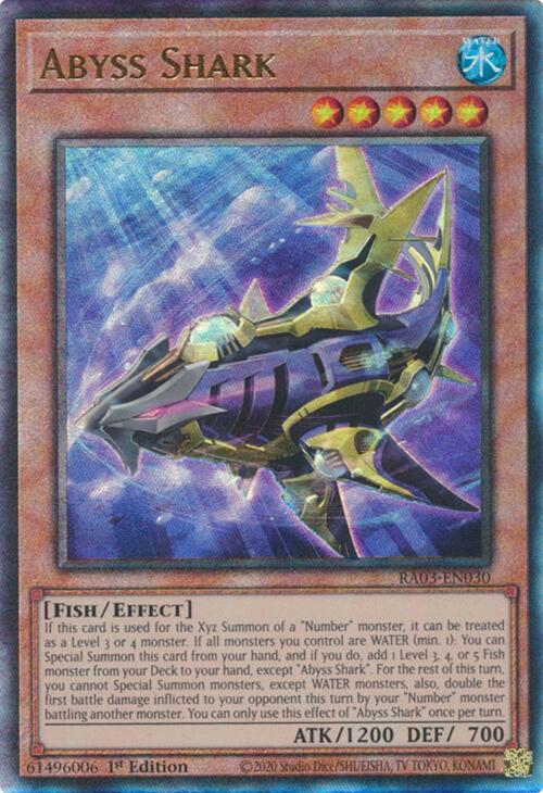 Abyss Shark (UTR) [RA03-EN030] Prismatic Ultimate Rare | Card Merchant Takapuna