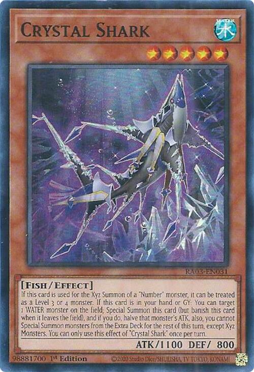 Crystal Shark [RA03-EN031] Super Rare | Card Merchant Takapuna