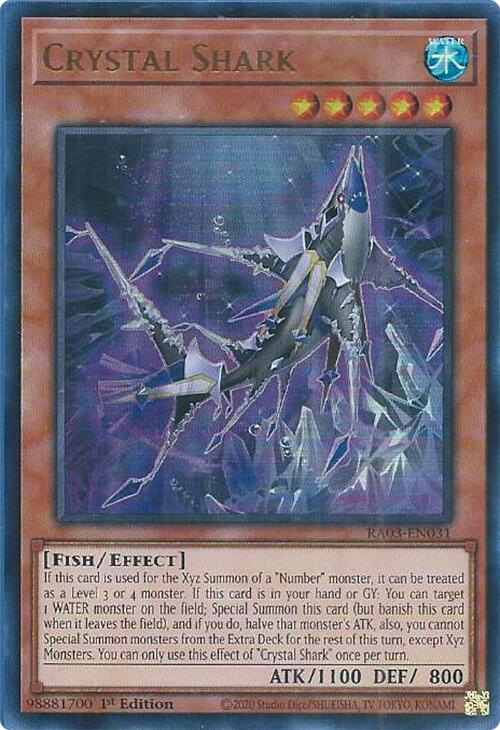 Crystal Shark (UR) [RA03-EN031] Ultra Rare | Card Merchant Takapuna