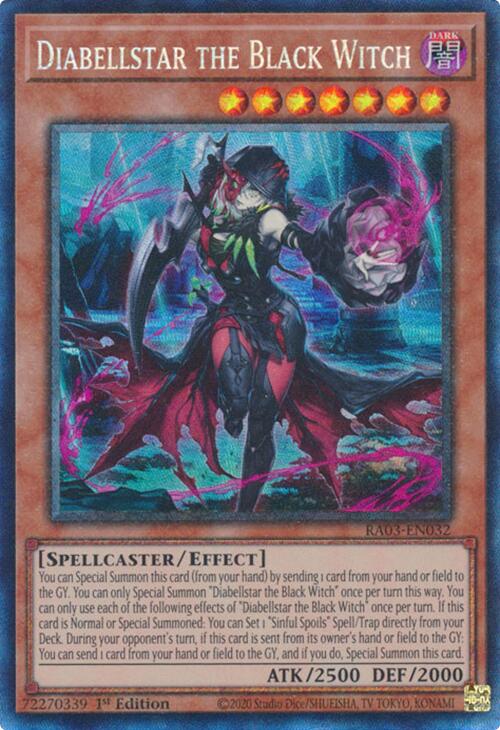 Diabellstar the Black Witch (CR) [RA03-EN032] Prismatic Collector's Rare | Card Merchant Takapuna