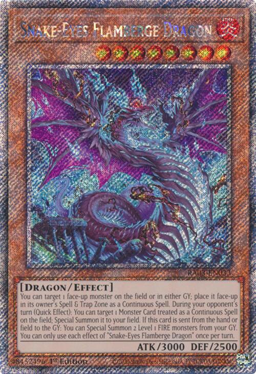 Snake-Eyes Flamberge Dragon (Platinum Secret Rare) [RA03-EN033] Platinum Secret Rare | Card Merchant Takapuna