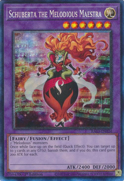 Schuberta the Melodious Maestra (CR) [RA03-EN034] Prismatic Collector's Rare | Card Merchant Takapuna