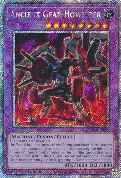 Ancient Gear Howitzer (Platinum Secret Rare) [RA03-EN035] Platinum Secret Rare | Card Merchant Takapuna